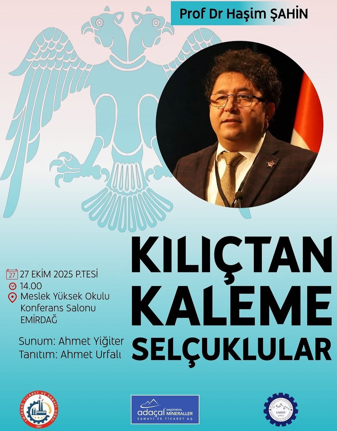 Prof. Dr. Haşim Şahin, Emirdağ'da 