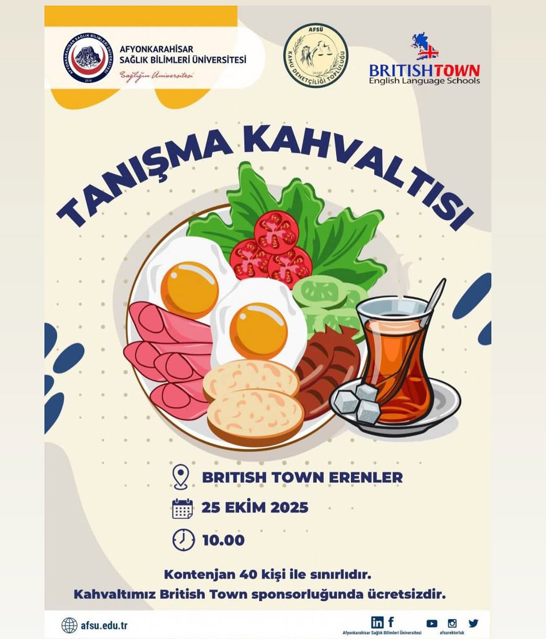 AFSÜ'de Kamu Denetçiliği Topluluğu Tanışma Kahvaltısı Düzenlendi