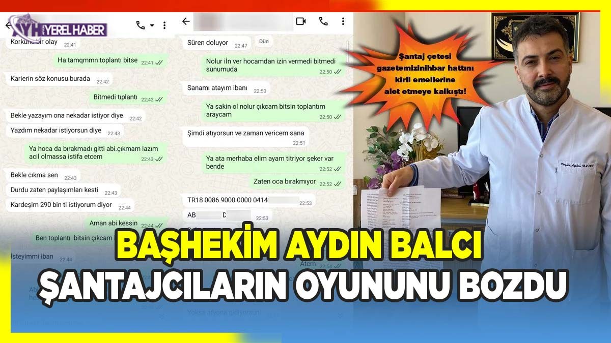 Şantajcıların Oyunu Bozuldu: Aydın Balcı Anında Harekete Geçti!