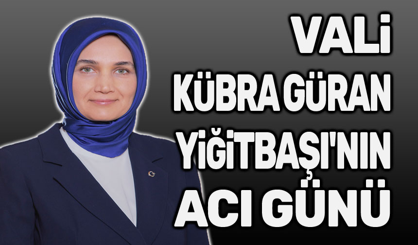 Vali Yiğitbaşı'nın acı günü