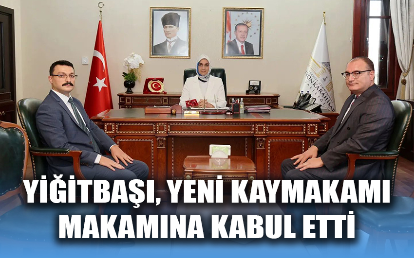 Yeni kaymakam tebriği