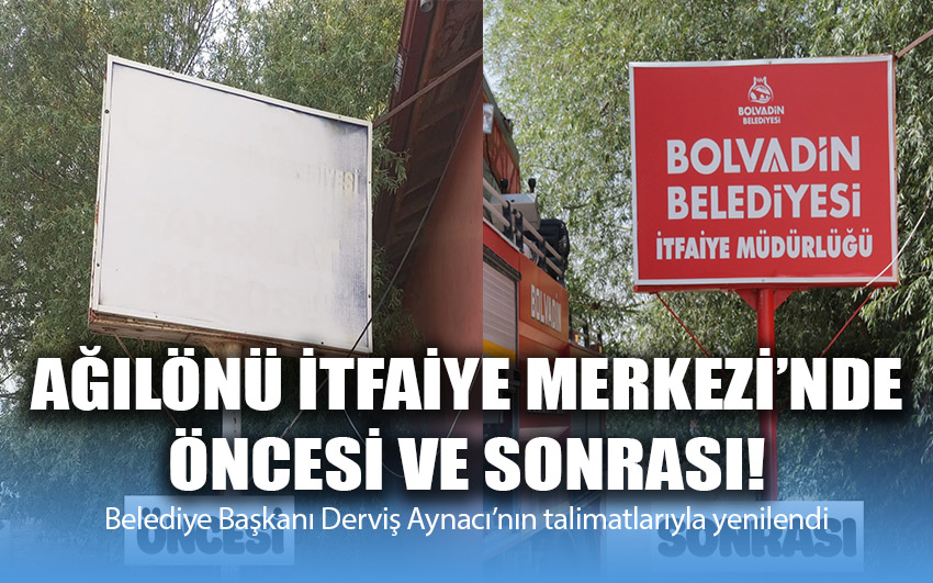  Ağılönü İtfaiye Merkezi’nde öncesi ve sonrası!