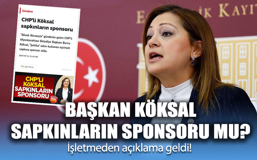 Köksal, sapkınların sponsoru mu?