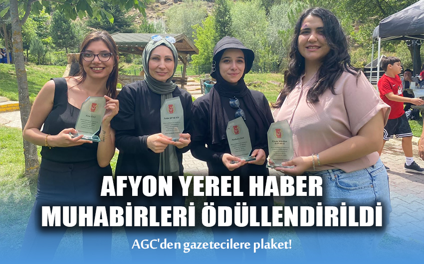 Afyon Yerel Haber muhabirleri ödüllendirildi!