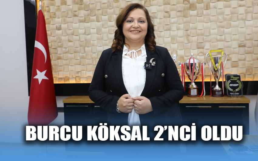 Burcu Köksal 2’nci oldu