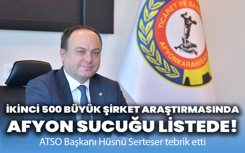 İkinci 500 büyük şirket araştırmasında Afyon sucuğu listeye girdi!