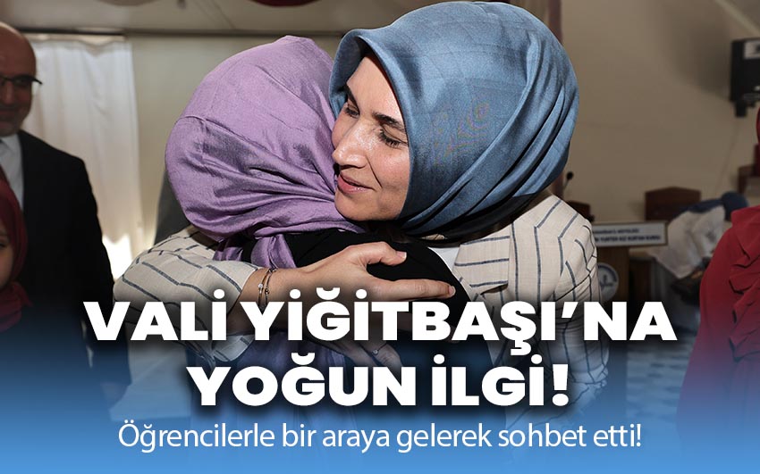 Vali Yiğitbaşı’na yoğun ilgi!