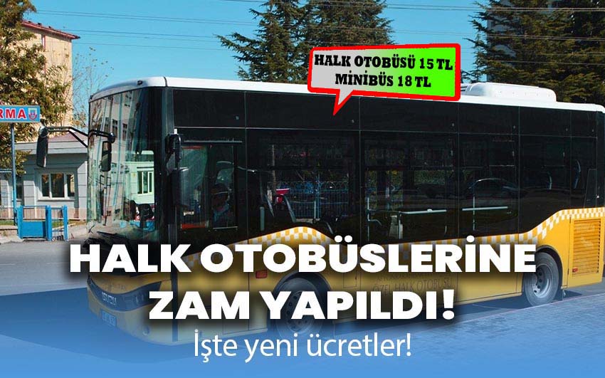 Toplu taşıma ücretlerine zam yapıldı: İşte yeni ücretler!