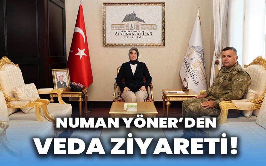 Tuğgeneral Yöner'den veda ziyareti!