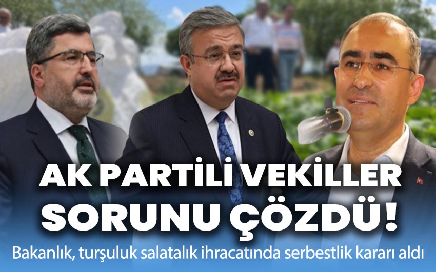 AK Partili vekiller sorunu çözdü!