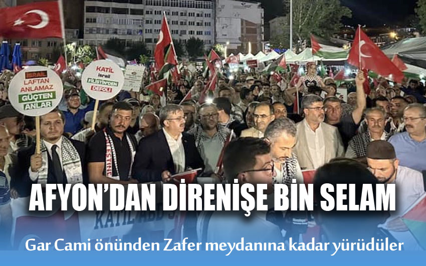 Gazze’de yaşanan soykırım bir an önce durdurulmalıdır