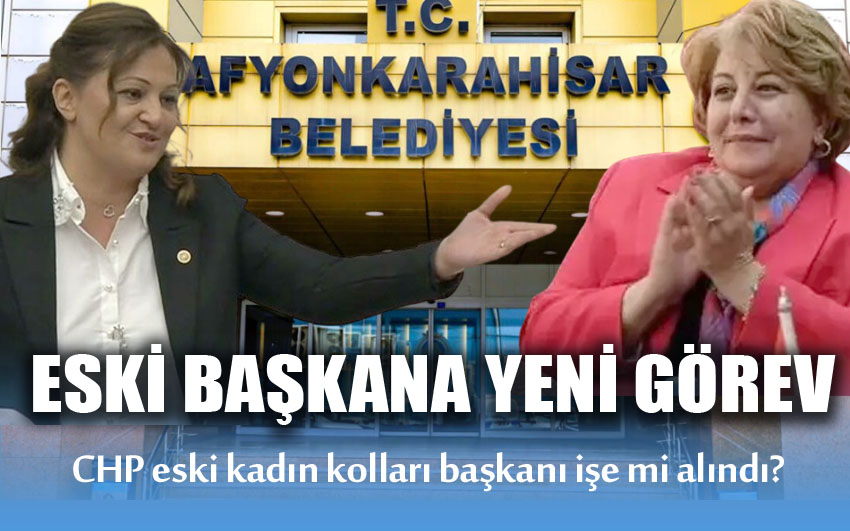 CHP Eski kadın kolları başkanı Belediyeye işe mi alındı!