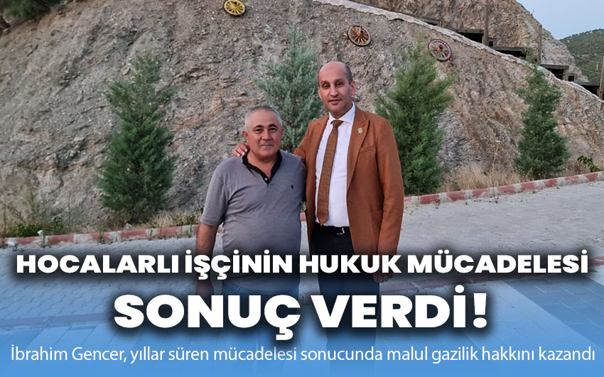 Hocalarlı işçinin hukuk mücadelesi sonuç verdi!