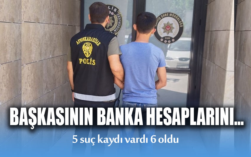 Başkasının banka hesaplarını izinsiz kullandı