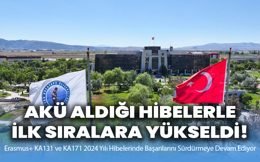 AKÜ aldığı hibelerde ilk sıralara yükseldi!