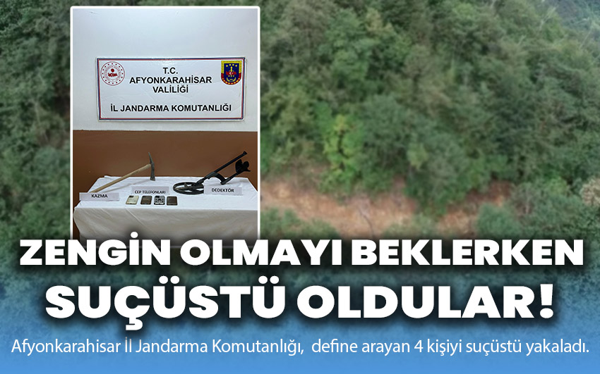 Define ararken suçüstü oldular!