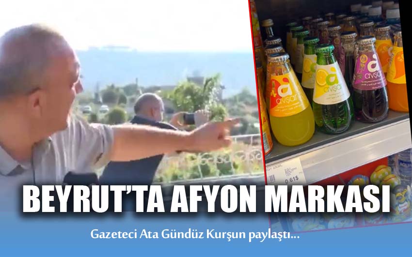 Avşar Maden Suyu Beyrut marketlerinde