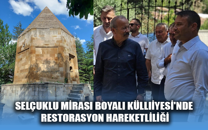 Selçuklu mirası Boyalı Külliyesi'nde restorasyon hareketliliği