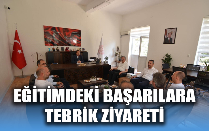  Eğitimdeki başarılara tebrik ziyareti