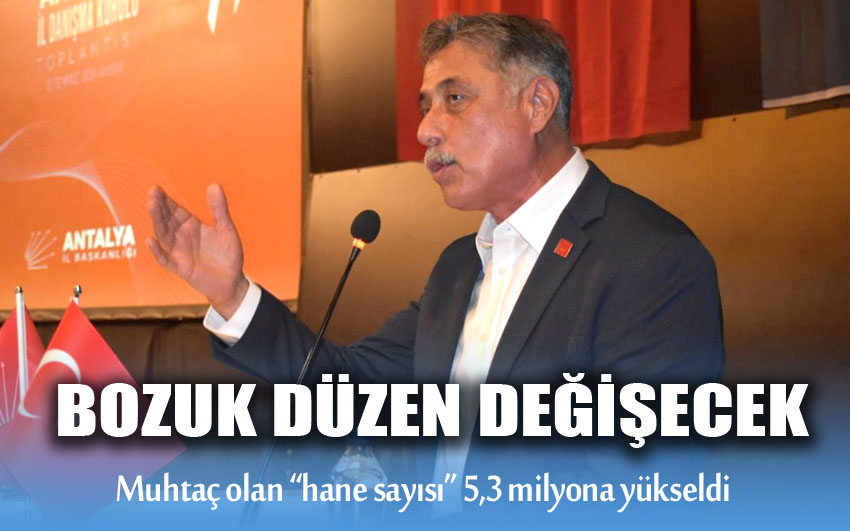 Bozuk Düzen Değişecek