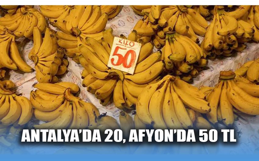 Antalya'da 20 , Afyon'da 50 TL