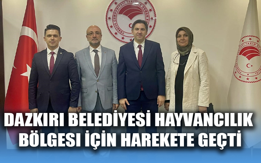 Dazkırı Belediyesi hayvancılık bölgesi için harekete geçti