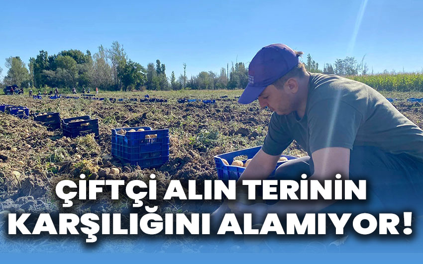 Çiftçi alın terinin karşılığını alamıyor!