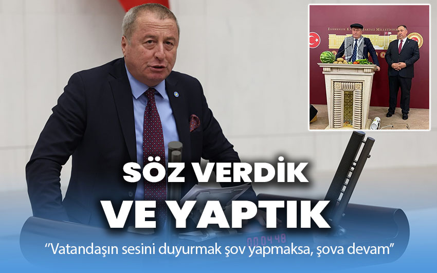 Söz verdik ve yaptık!