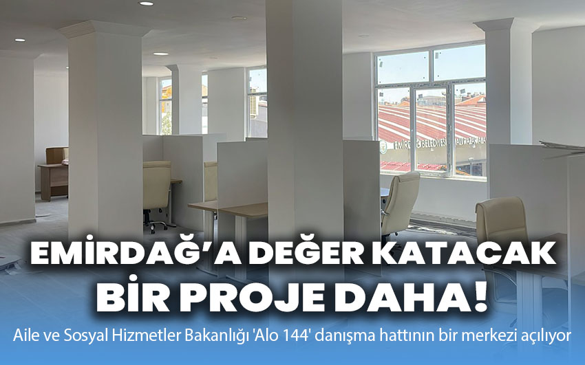 Emirdağ’a değer katacak bir proje daha!