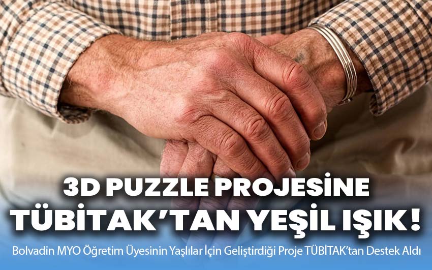 3D Puzzle Projesine TÜBİTAK’tan Yeşil Işık