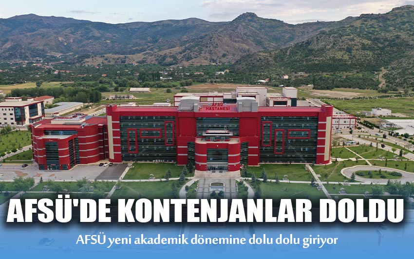 AFSÜ'de kontenjanlar doldu