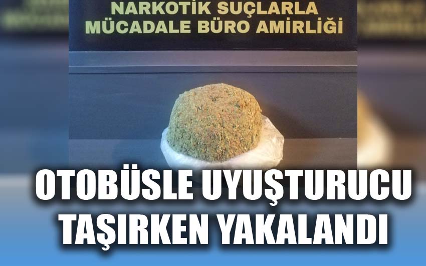 Yolcu otobüsünde uyuşturucu baskını