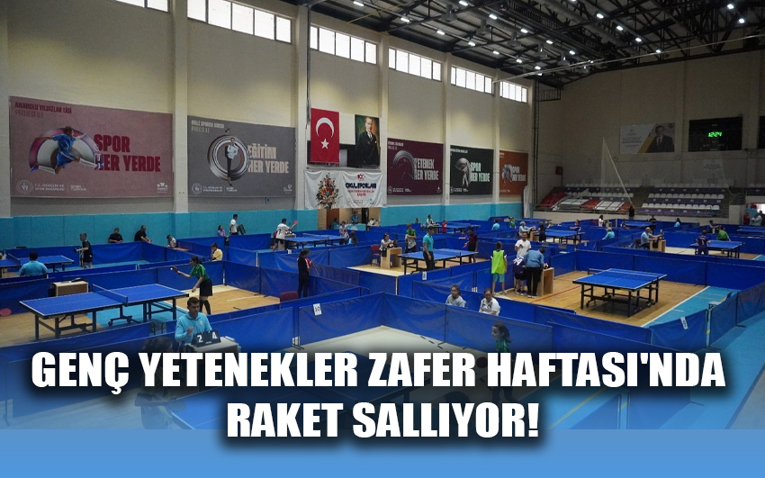 Genç yetenekler Zafer Haftası'nda raket sallıyor!