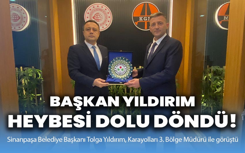 Başkan Yıldırım heybesi dolu döndü!