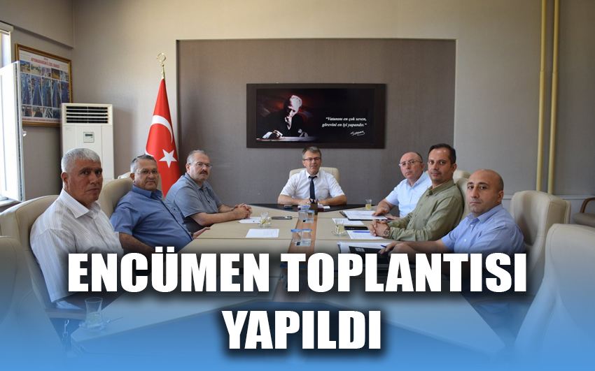 Encümen toplantısı yapıldı