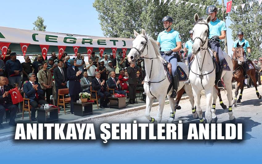 Anıtkaya Şehitleri Törenle Anıldı