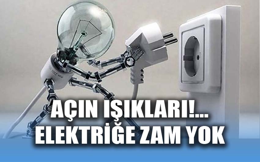 Elektriğe eylülde zam yok