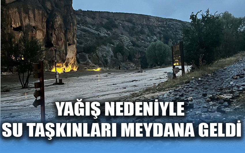 İhsaniye'de Yağış Nedeniyle Su Taşkınları