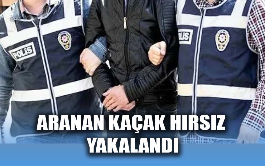 Aranan hırsız yakalandı