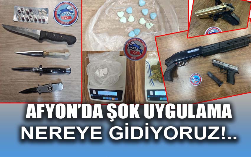 Afyon sokaklarına huzur geliyor…