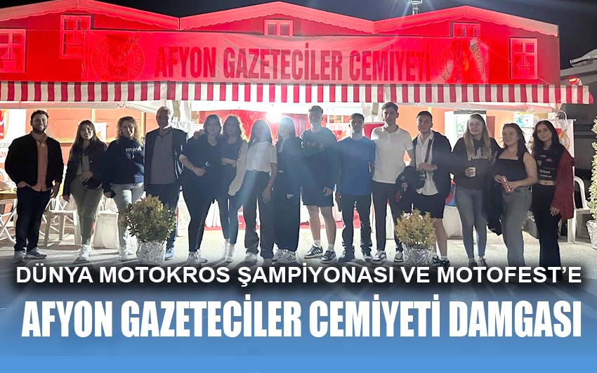 Afyon basını motofest’te tanıtılıyor