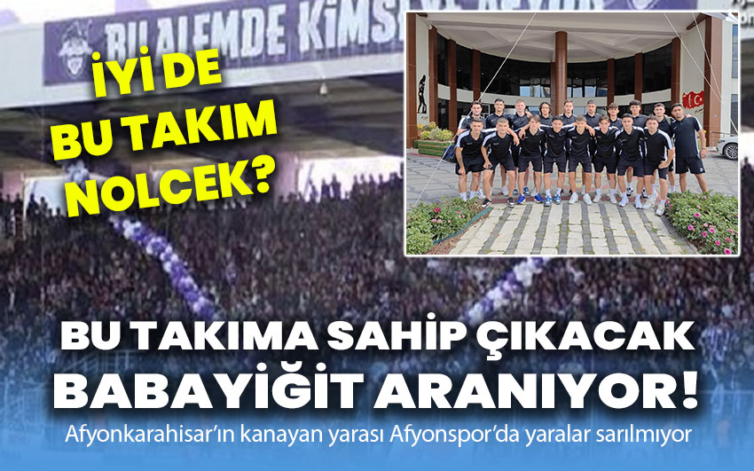 İyi de bu takım ne olcek: Bu takıma sahip çıkacak bir Babayiğit aranıyor!