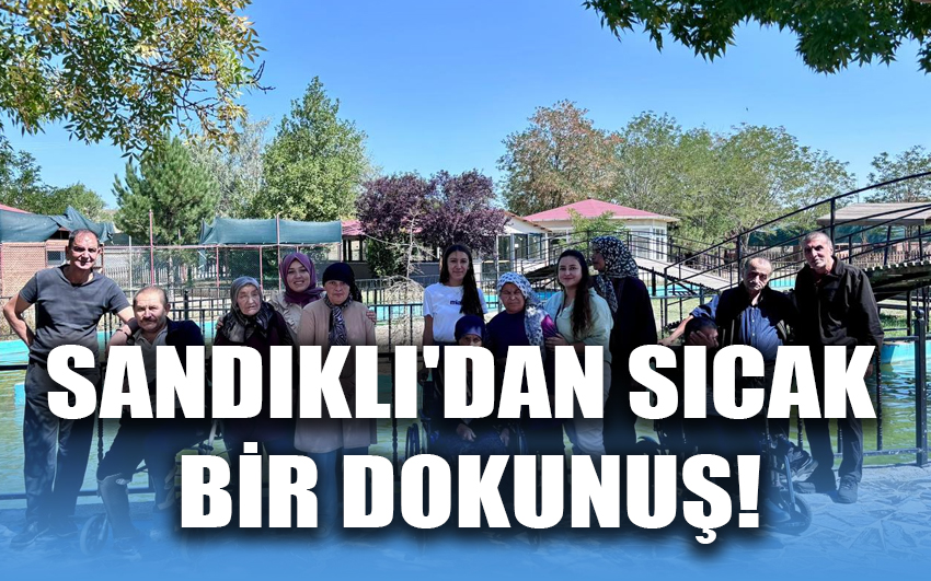 Sandıklı'dan sıcak bir dokunuş!