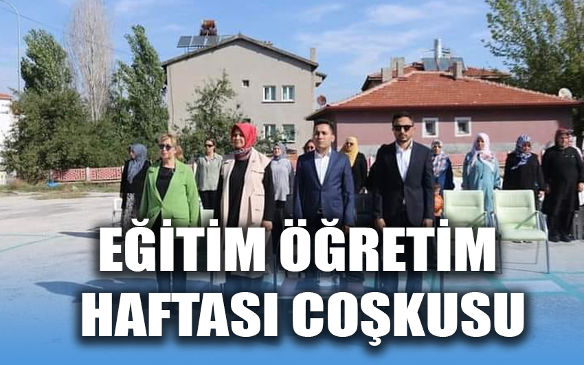 Eğitim öğretim haftası coşkusu