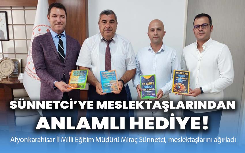 Sünnetci’ye meslektaşlarından hediye!