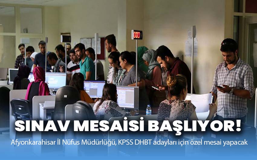 Sınav mesaisi başlıyor!