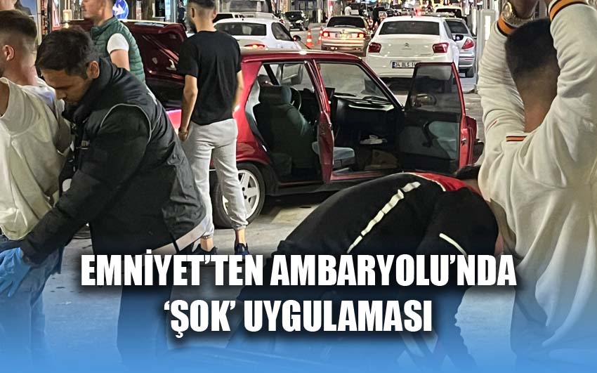 Afyon Polisinden şok uygulaması