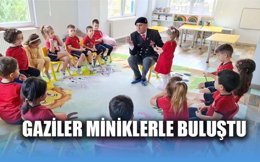 Gaziler miniklerle buluştu