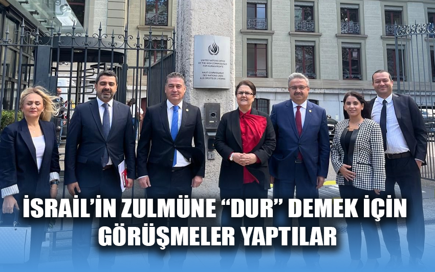 İsrail’in zulmüne “dur” demek için görüşmeler yaptılar