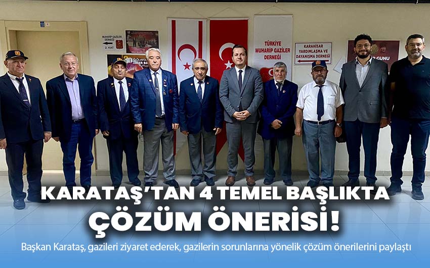 Karataş'tan dört temel başlıkta çözüm önerisi